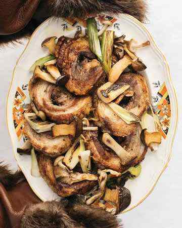 finnish-twicecookedporkbellypickledmushroomsleeks