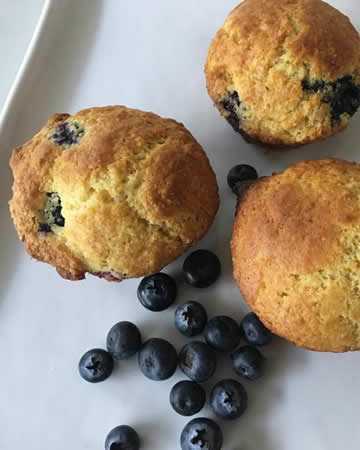 airfryer-blueberrymuffins