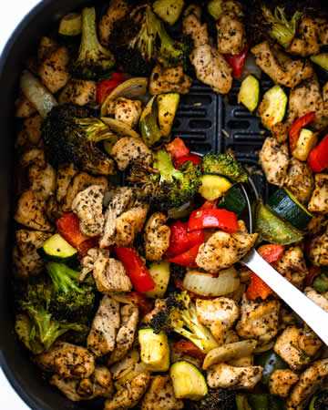 airfryer-chickenvegetables