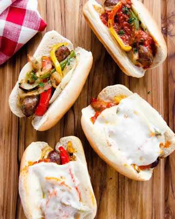 airfryer-sausagesandwich