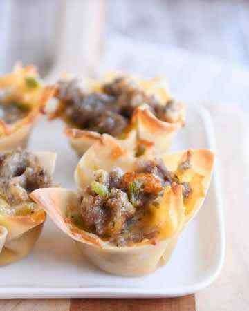 wontoncupscreamcheesechutney