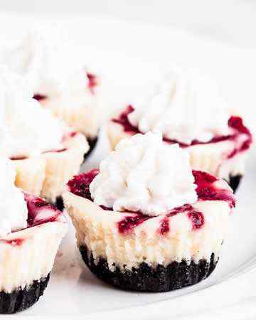 whitechocolateraspberrycheesecakebites