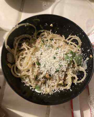 creamymusselsescabechepasta