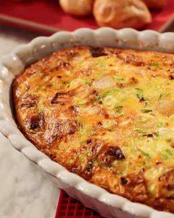 hamcheeseleftoverbake