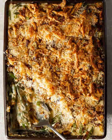 roastedmushroomgreenbeancasserole
