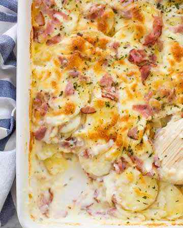 scallopedpotatoeshamcheddarherbs