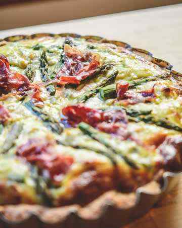 asparagusricottaprosciuttoquiche
