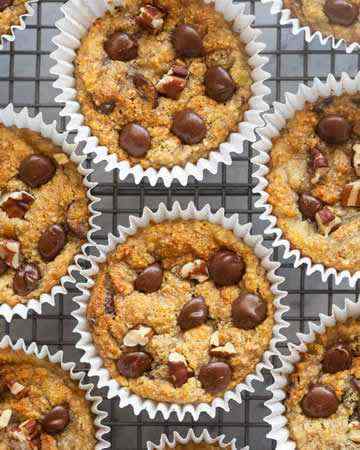 almondflourbananachocolatechipmuffins
