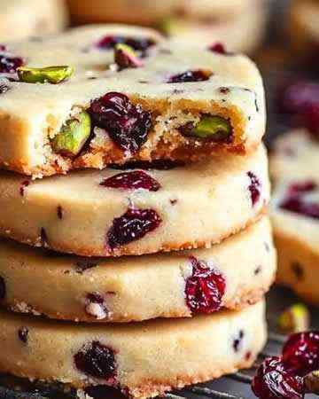 cranberrypistachioshortbreadcookies