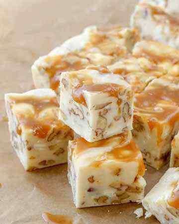 whitechocolatecaramelpecanfudge
