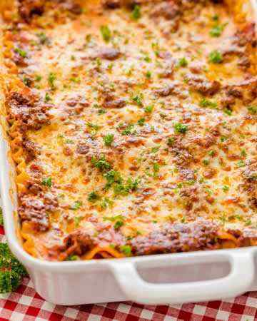 lasagnathreecheese