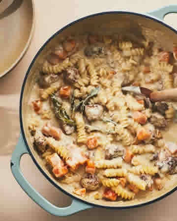 onepotpastasausagesquash