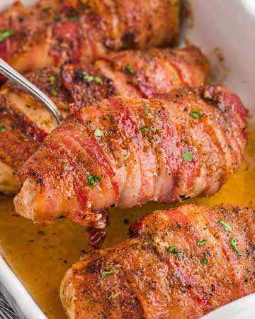 baconwrappedchickenbreastsbrownsugar