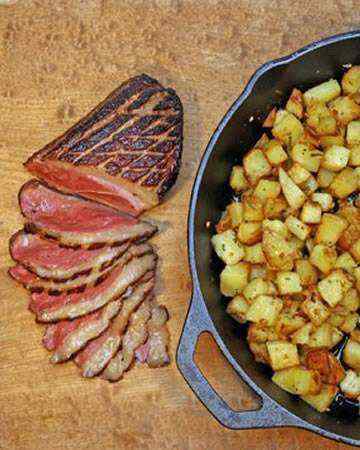 marinatedduckbreastsauteedpotatoes