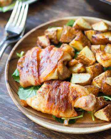 onepancrispybaconwrappedchicken