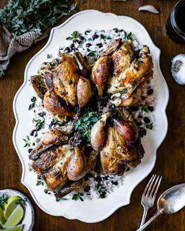 roastedcornishhenlimegarlicoreganomarinade