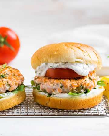 salmonburger