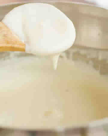bechamelsauceprovoloneparmesan
