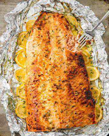 bakedsalmonfoillemonherb