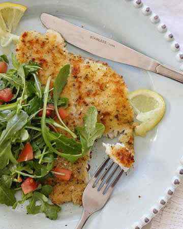 floundermilanesearugulasalad