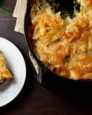 skilletgarlicchickenspanakopita