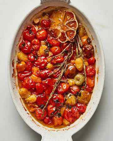 cherrytomatoescorianderrosemary