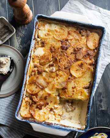 sausagepotatoesaugratin